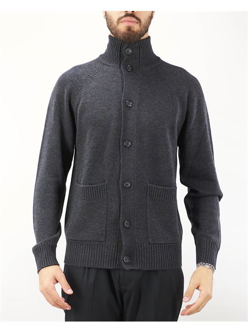 Wool cardigan with bottom Paolo Pecora PAOLO PECORA | Cardigan | A053F0098996